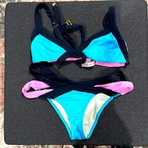 Agent Provocateur Two Piece Cut out Bathing suit Size 4